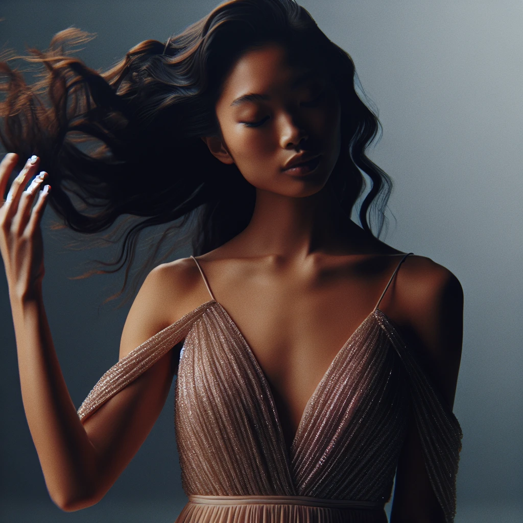 how to wear your hair with an off the shoulder dre