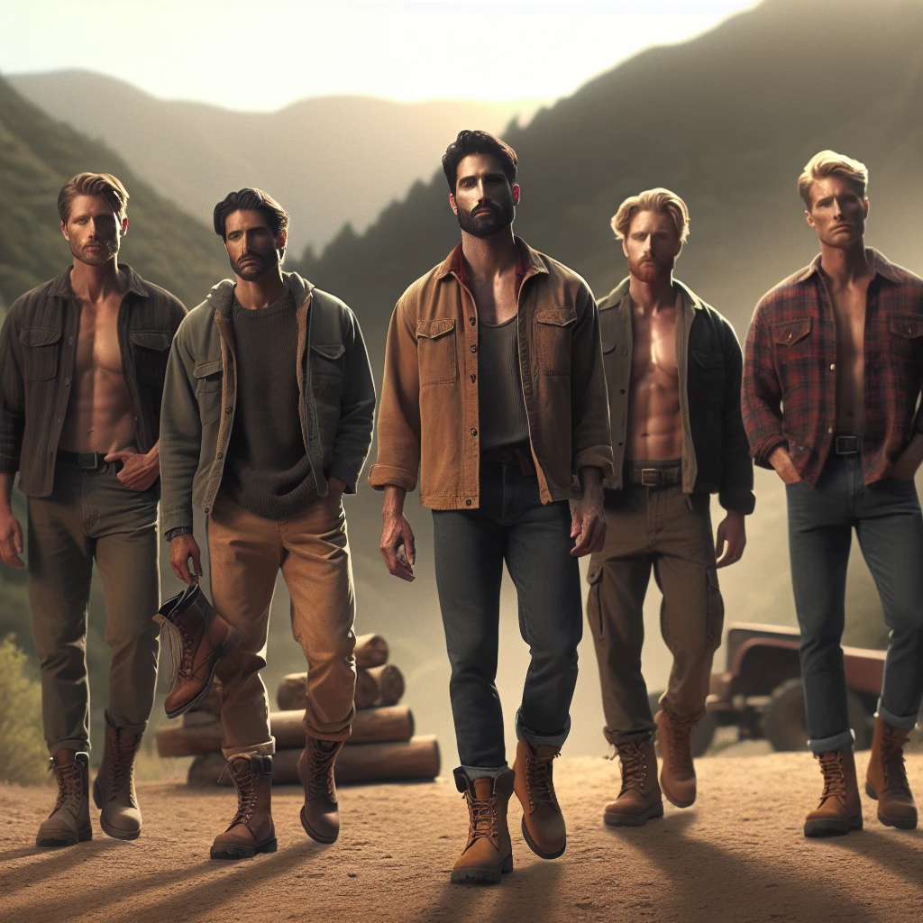 how do men wear boots