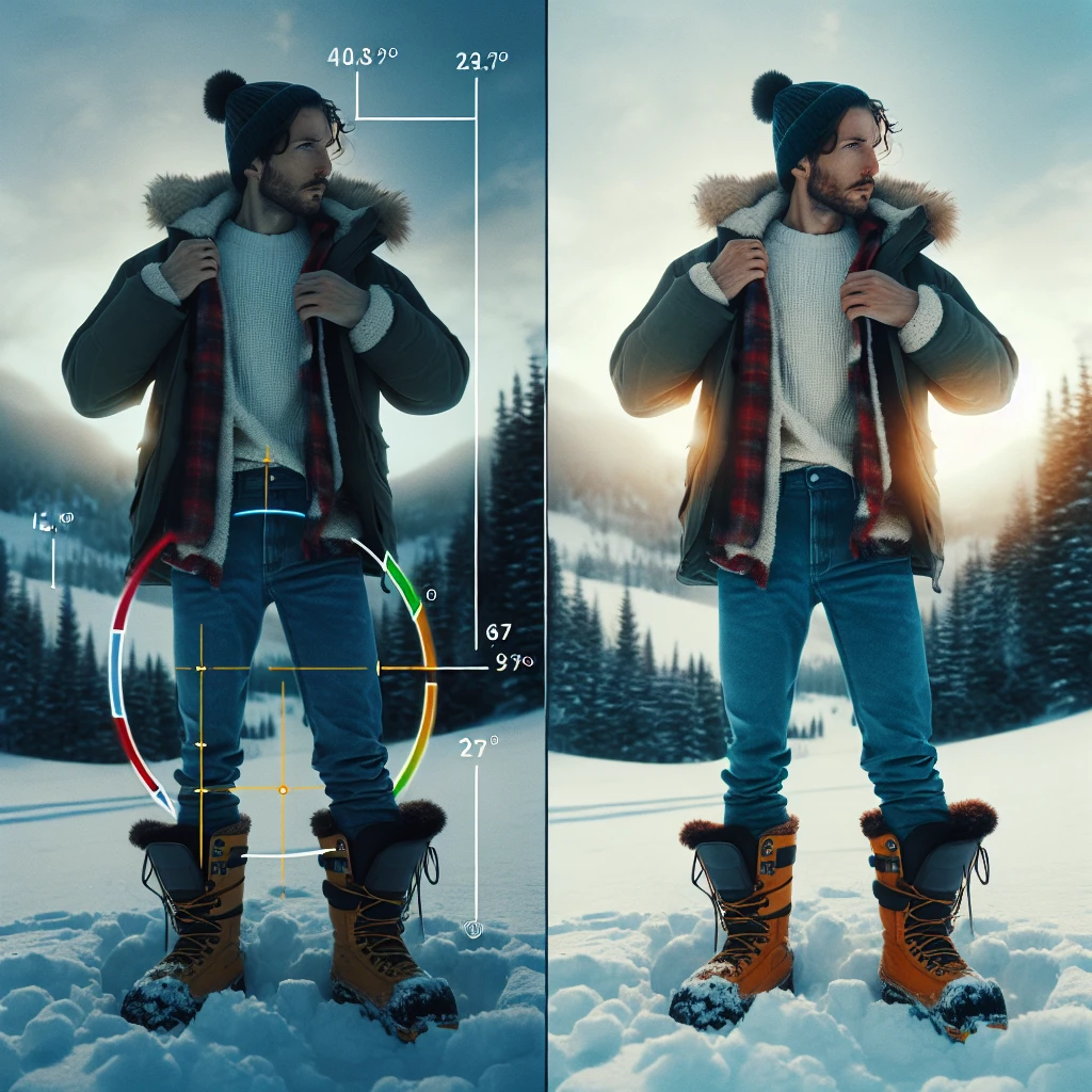 how to wear men snow boots with jeans