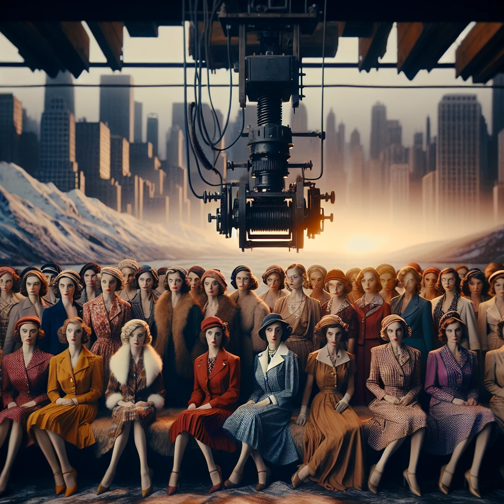 how did women dress in the 30s