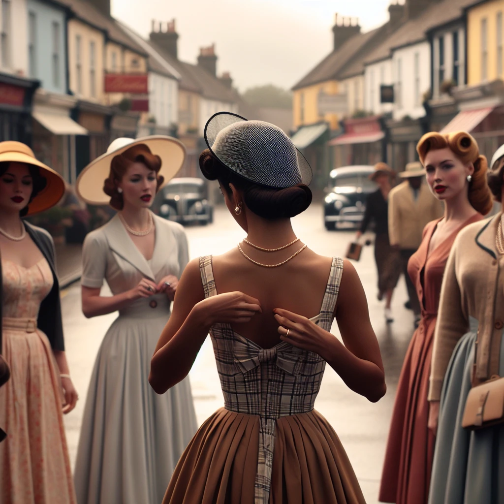 how did women dress in the 1950s