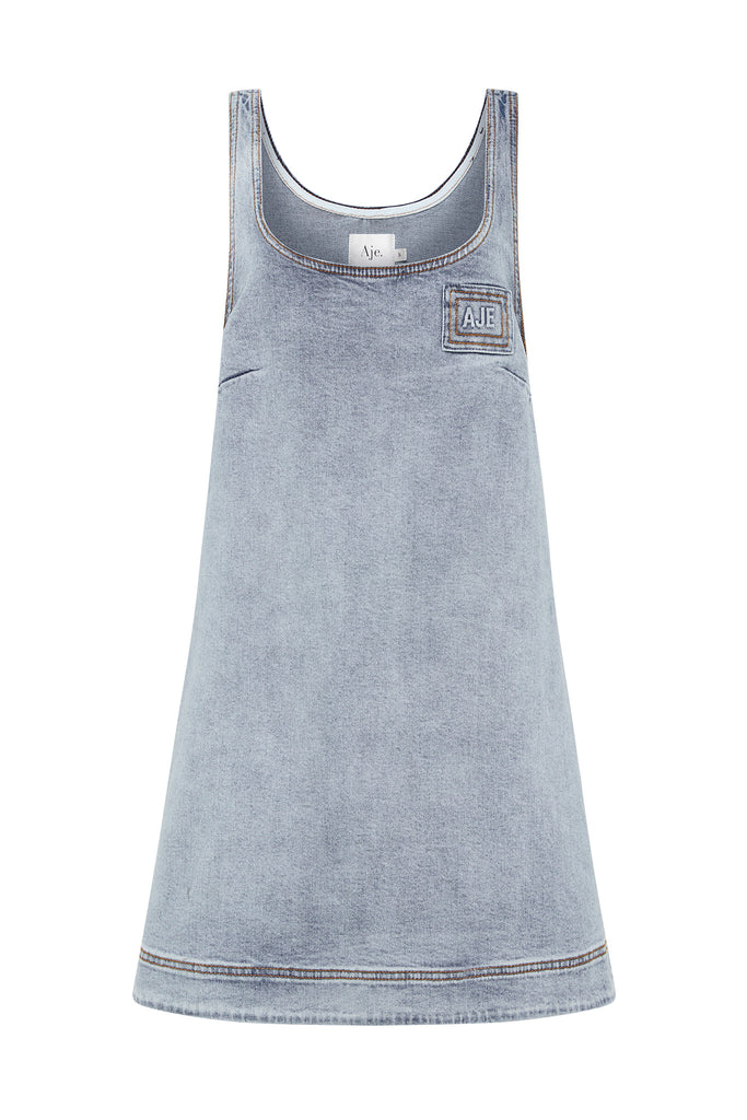 Aje Bambie Denim Mini Dress
