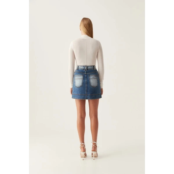 Embrace Denim Mini Skirt - Image 6