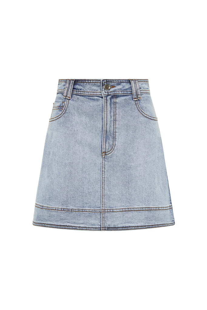 Aje-Embrace-Denim-Mini-Skirt Aje Blue Skirts