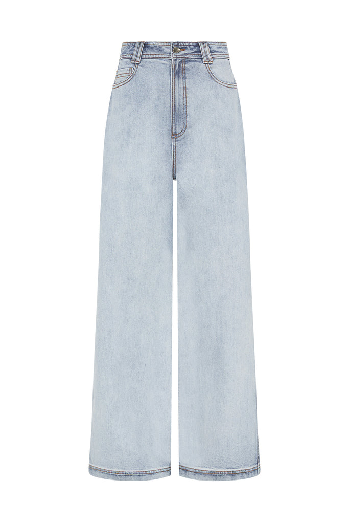 Aje Embrace Wide Leg Jeans
