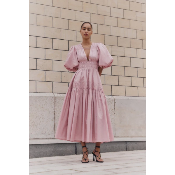 Fallingwater Ruched Midi Dress - Image 6