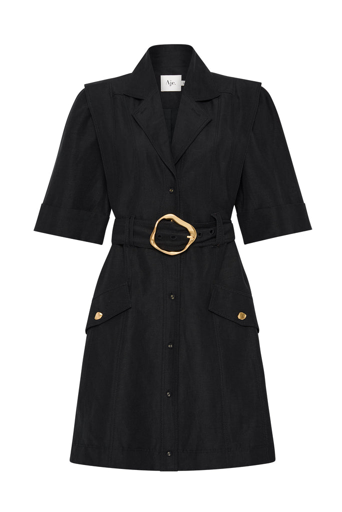 Aje Lyric Belted Mini Dress