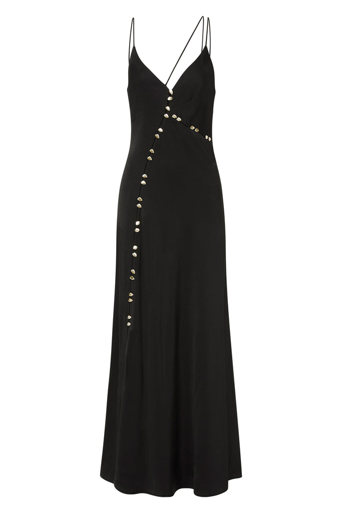 Aje Riddle Button Down Maxi Dress