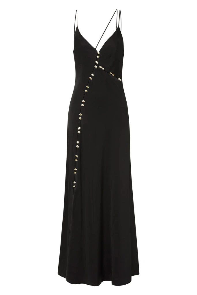 Aje-Riddle-Button-Down-Maxi-Dress Aje Black Dresses