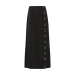 Aje-Riddle-Button-Down-Midi-Skirt Aje Black Skirts