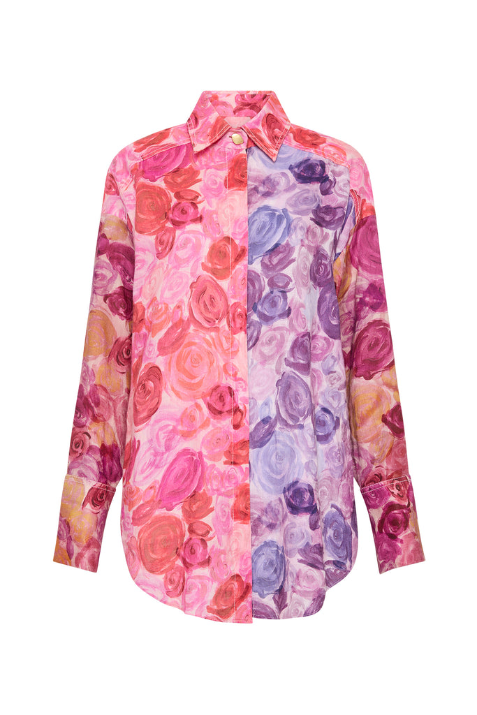 Aje Vision Oversized Linen Shirt