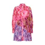 Aje-Vision-Smock-Mini-Dress Aje Pink Dresses
