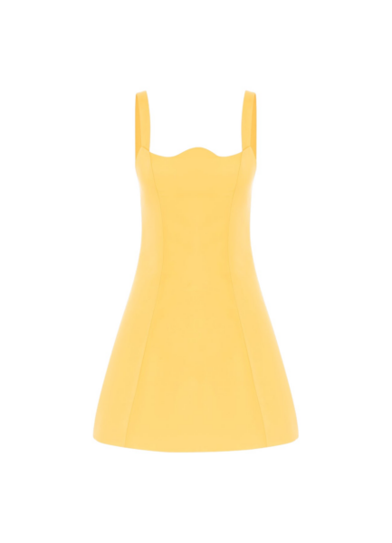 Leo Lin Abigail Mini Dress Canary93267 nobg