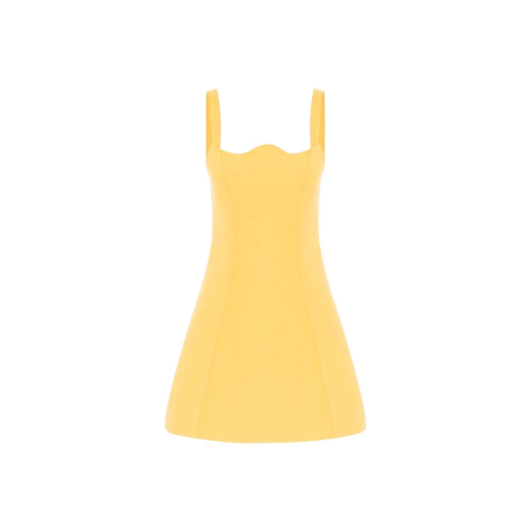 Leo Lin Abigail Mini Dress Canary93267 nobg