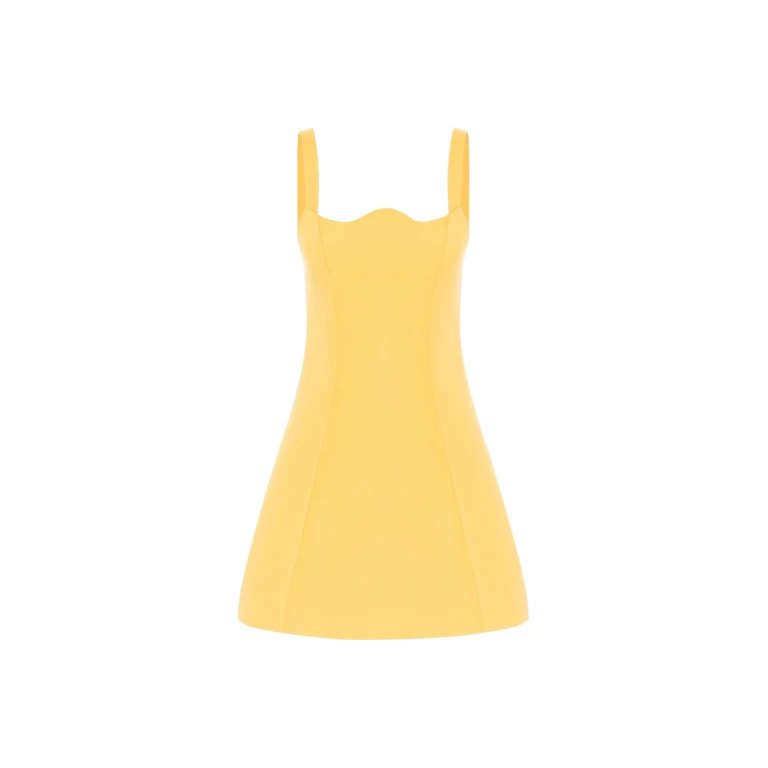 Leo Lin Abigail Mini Dress Canary93267 nobg