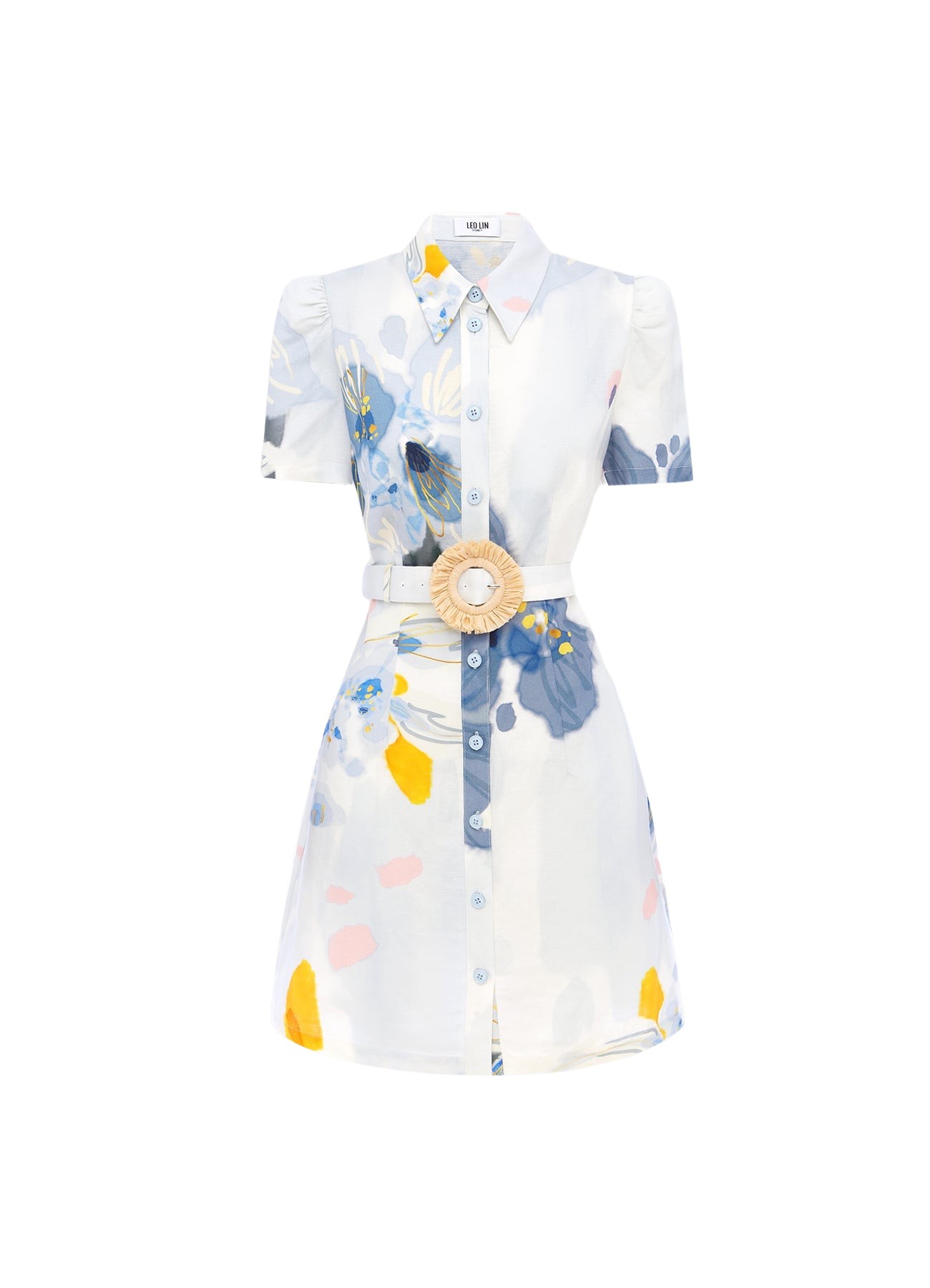 Leo Lin Bronte Mini Dress – Tranquility Print