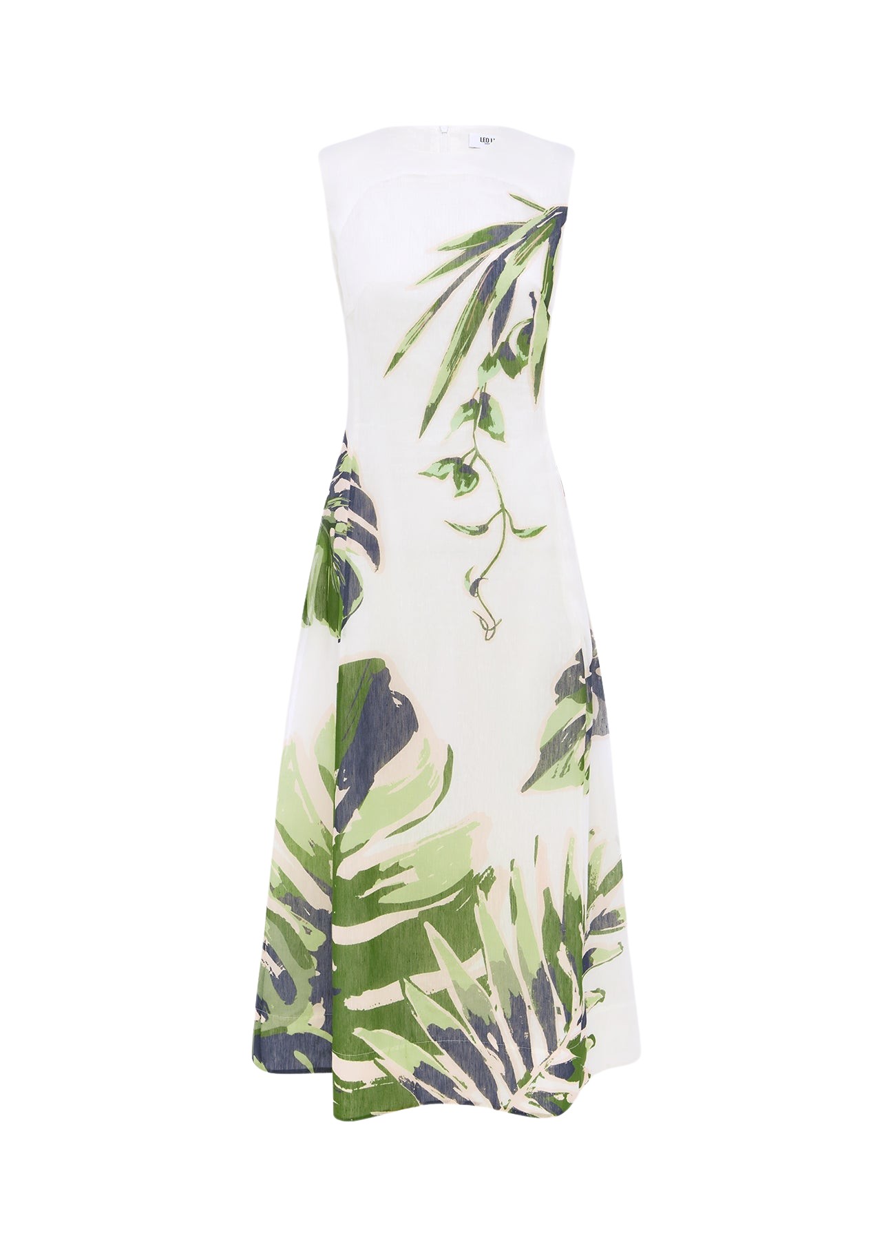 Leo Lin Cleo Sleeveless Midi Dress – Botanica Print
