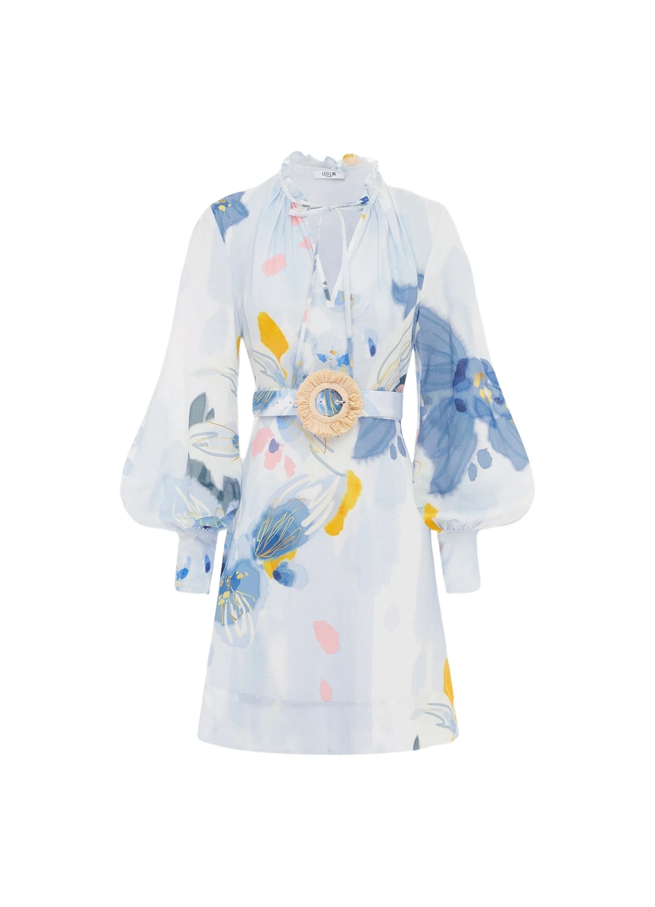 Leo Lin Lucy Mini Dress Tranquility Print59910 nobg Leo Lin Lucy Mini Dress Tranquility Print59910 nobg