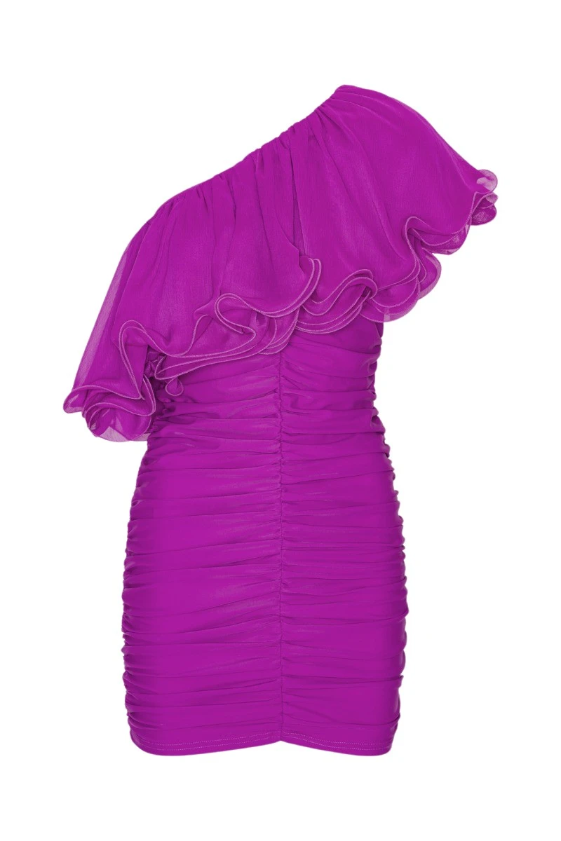 Rotate Birger Christensen Chiffon Asymmetric Dress Purple42047 nobg Rotate Birger Christensen Chiffon Asymmetric Dress Purple42047 nobg