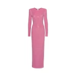 Rotate Birger Christensen Embellished Fitted Dress Pink15482 nobg
