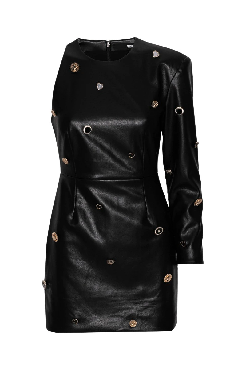 Rotate Birger Christensen Embellished Mini Dress Black50059 nobg Rotate Birger Christensen Embellished Mini Dress Black50059 nobg