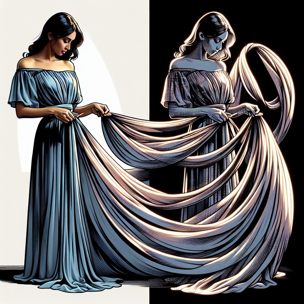 how to tie infinity dress off shoulder