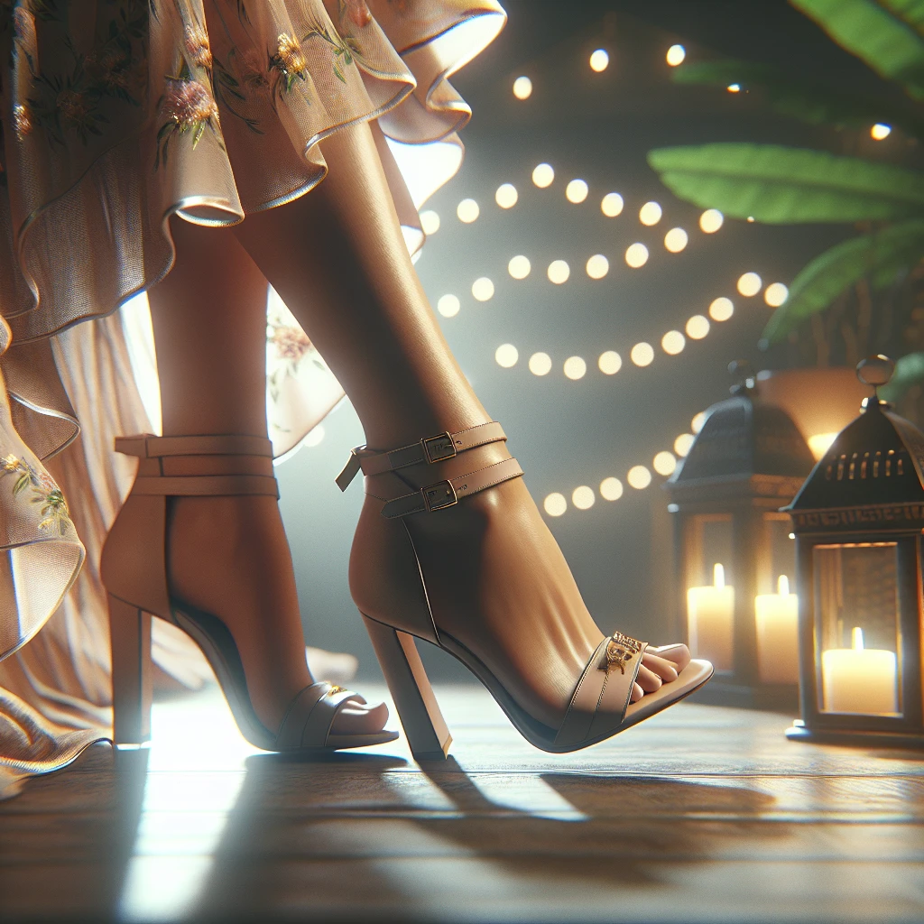 what shoes to wear with off the shoulder dress 