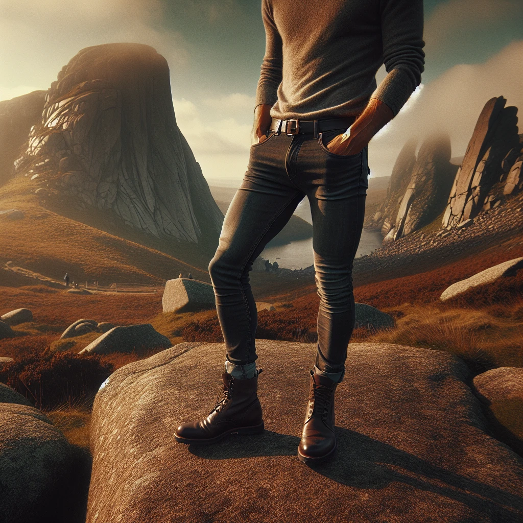 how to wear skinny jeans with boots men