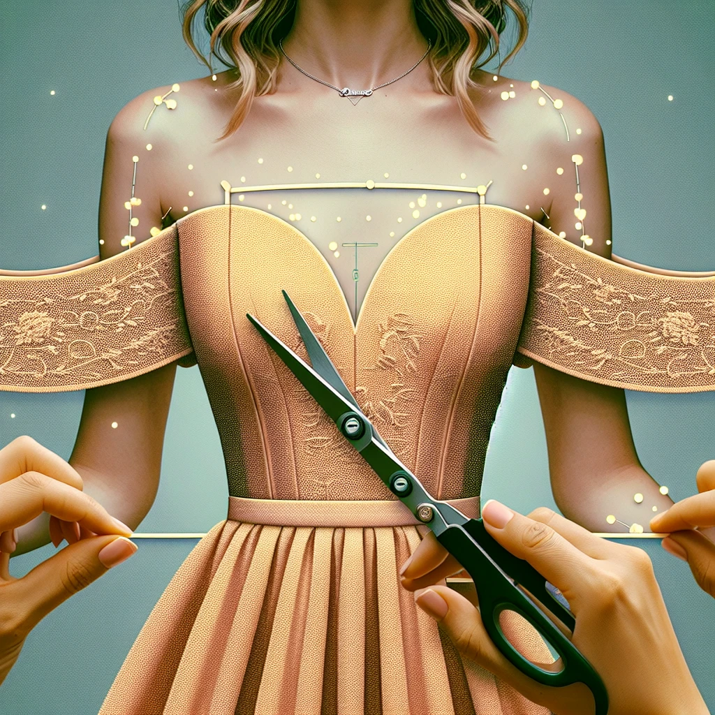 how to make off shoulder dress