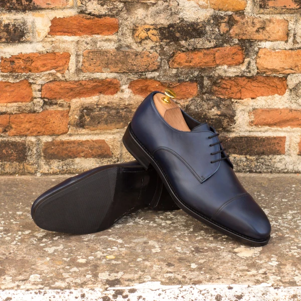 Blue Derby Shoes