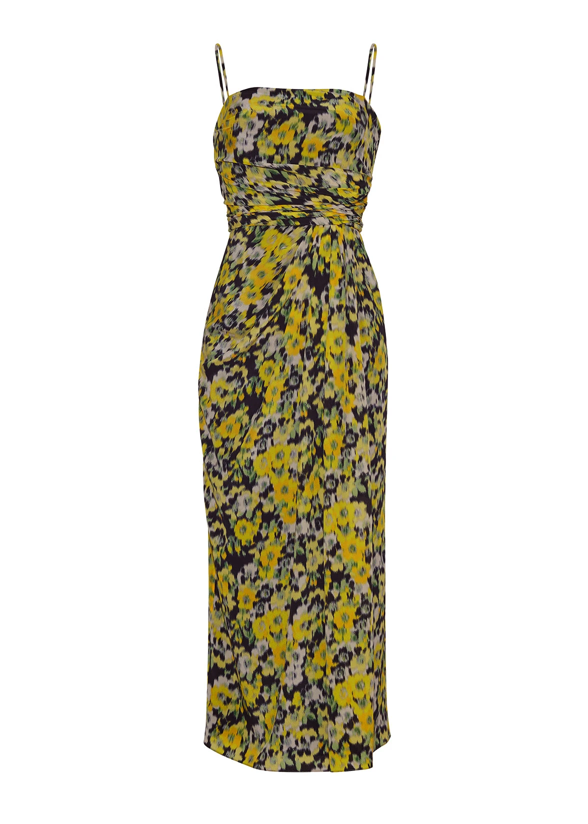 Adam Lippes Cari Dress In Printed Crepe De Chine Adam Lippes dress