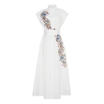 Adam Lippes Dejeuner Dress In Embroidered Poplin Adam Lippes dress