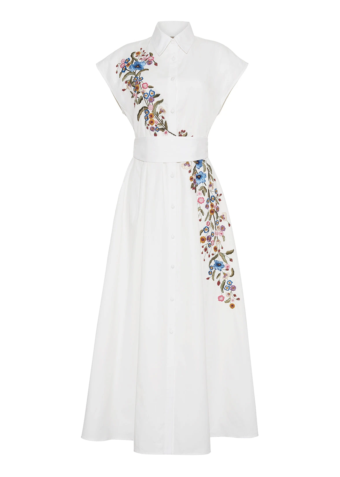 Adam Lippes Dejeuner Dress In Embroidered Poplin Adam Lippes dress