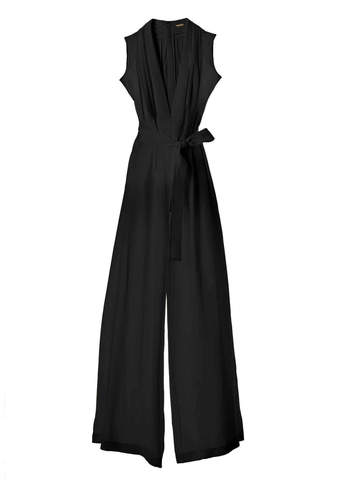Adam Lippes Nansi Jumpsuit In Silk Crepe Black Adam Lippes dress