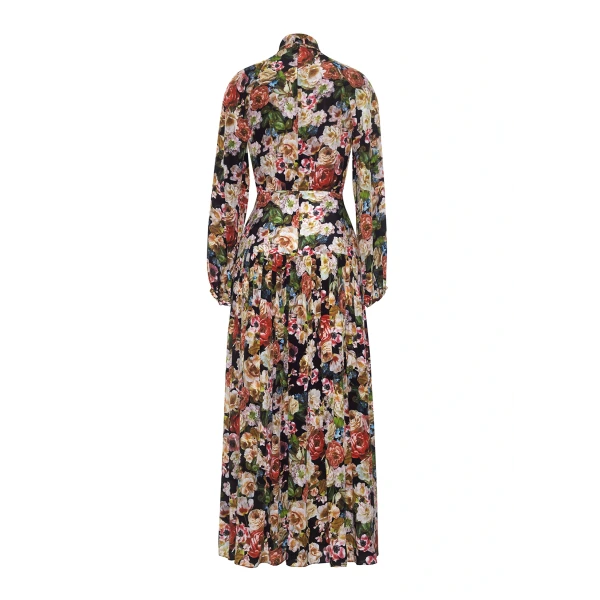 Sigrid Dress In Printed Crepe De Chine - Image 6
