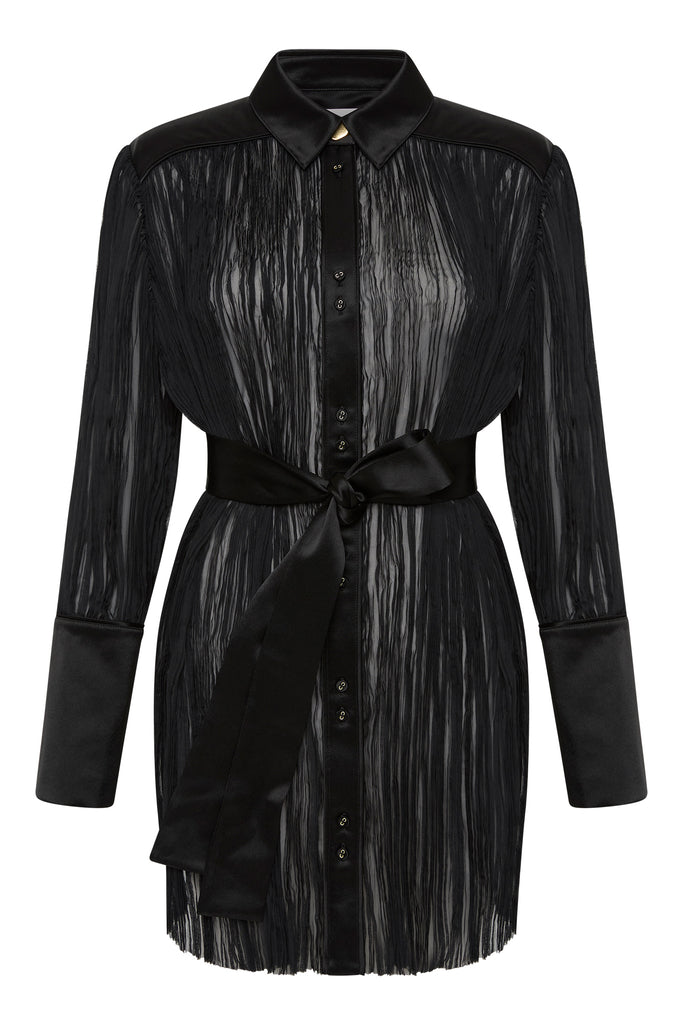 Aje Aerial Oversized Pleated Shirt
