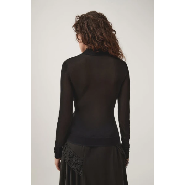Alchemy Twist Crop Knit Top - Image 6