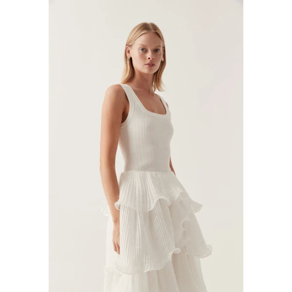 Bronte Scoop Neck Rib Tank - Image 5