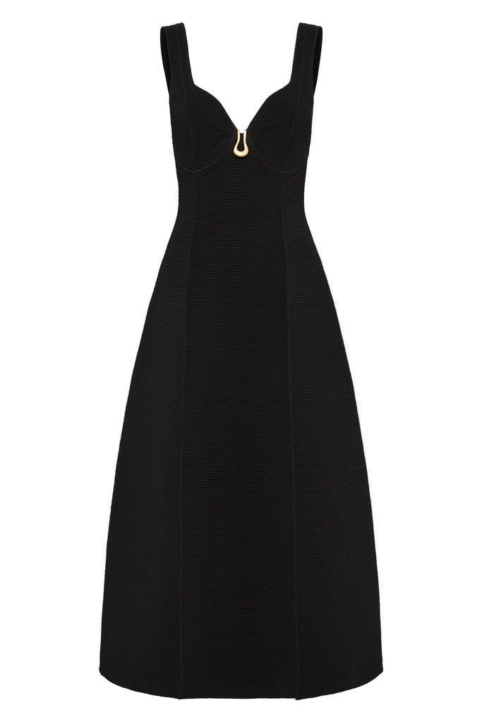 Aje Marisole Knit Midi Dress