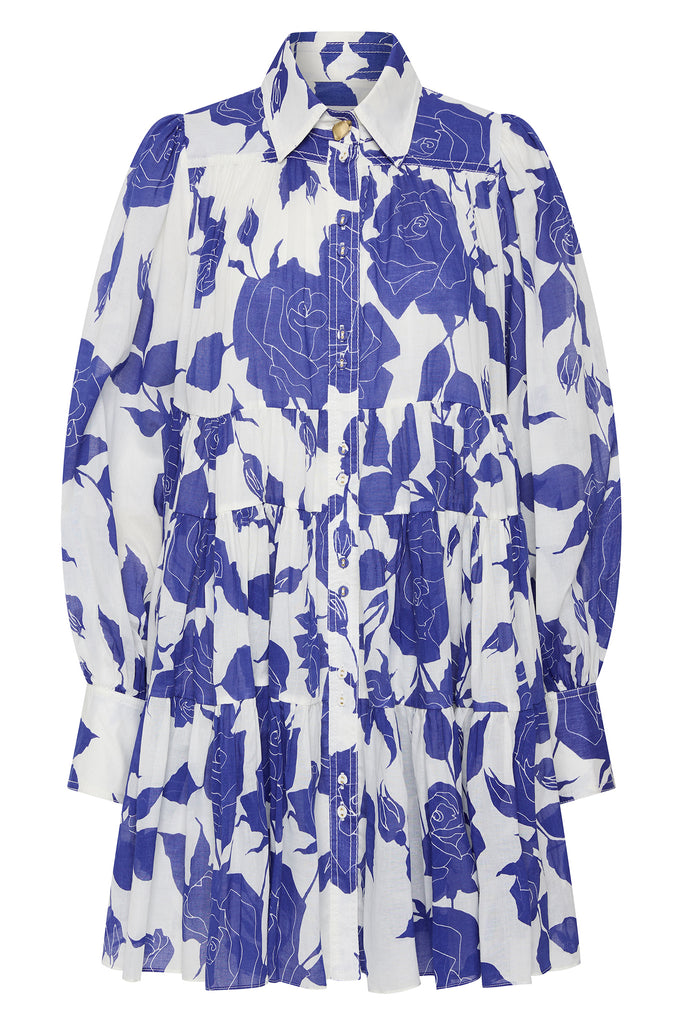Aje Vie Voile Smock Mini Dress
