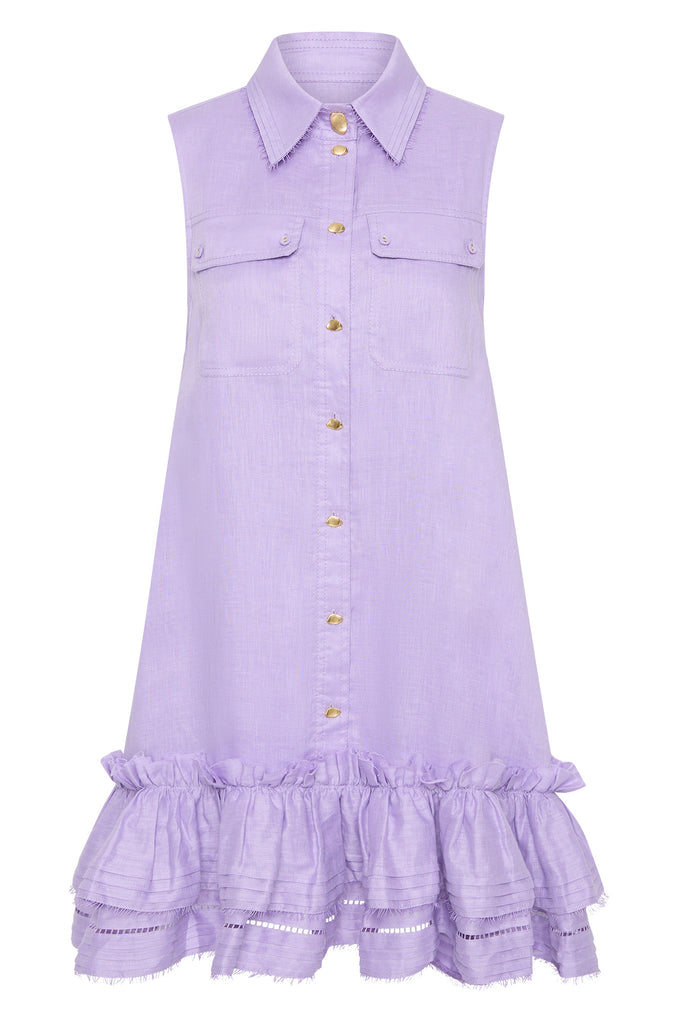 Aje Yvonne Sleeveless Mini Dress