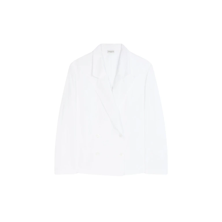 Dries Van Noten Cotton blazer shirt scaled49871 nobg