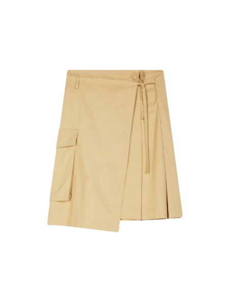 Dries Van Noten Cotton kilt skirt scaled66160 nobg