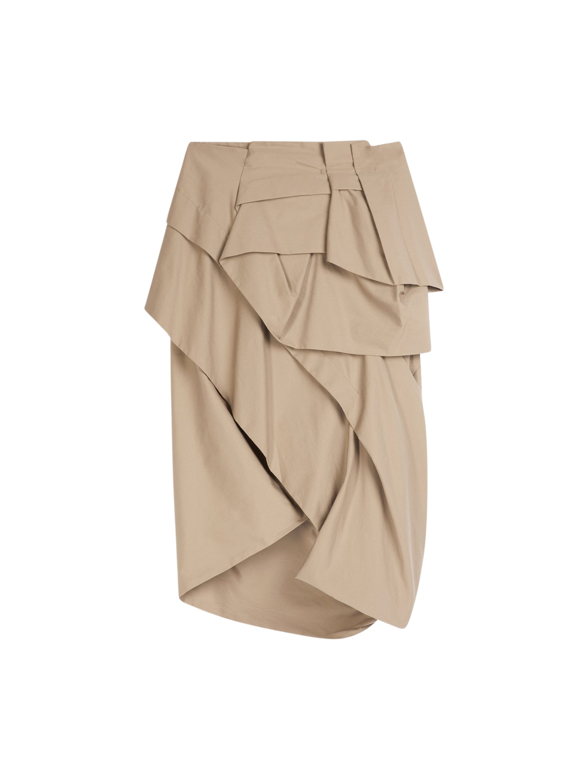 Dries Van Noten Draped peplum skirt scaled77731 nobg