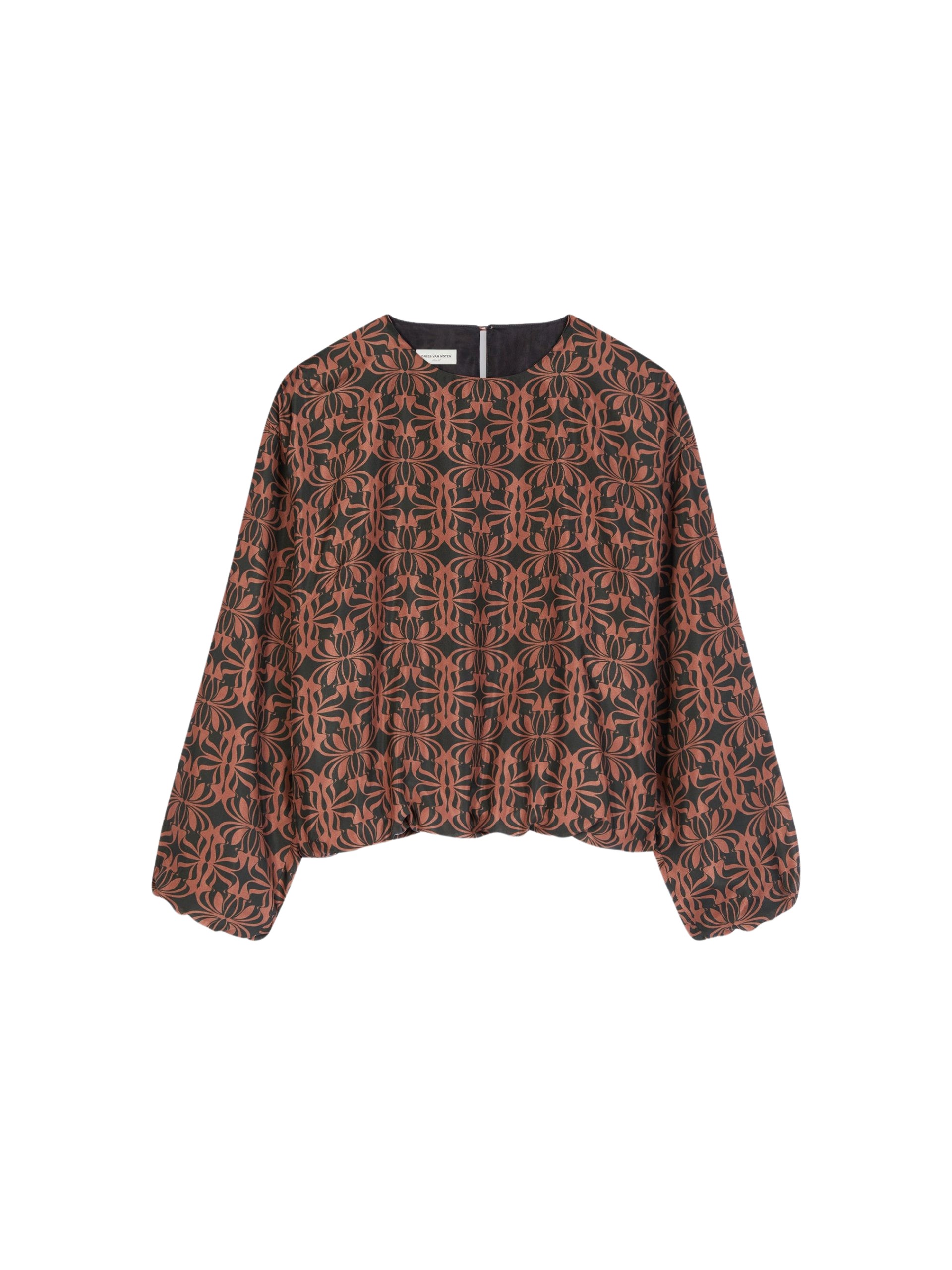 Dries Van Noten Silk cocoon top