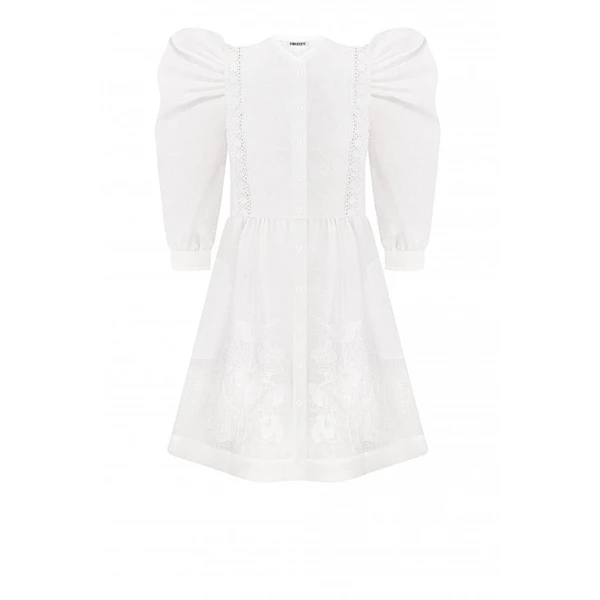 Foberini Family Tree White Mini Dress