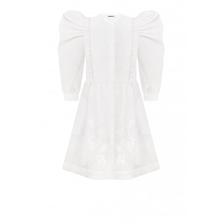 Foberini Family Tree White Mini Dress