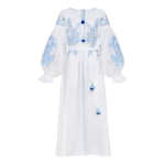 Foberini Zarina White Midi Dress Foberini Zarina White Midi Dress