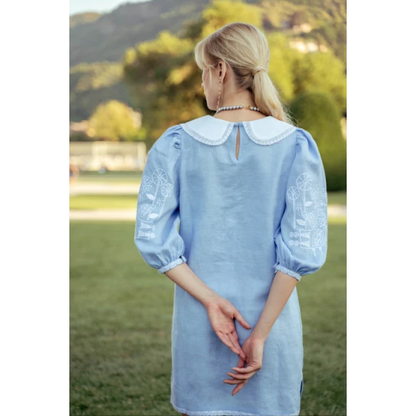 Zozulya Blue Mini Dress - Image 9