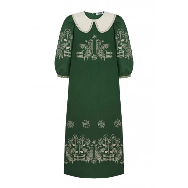 Foberini Zozulya Green Maxi Dress